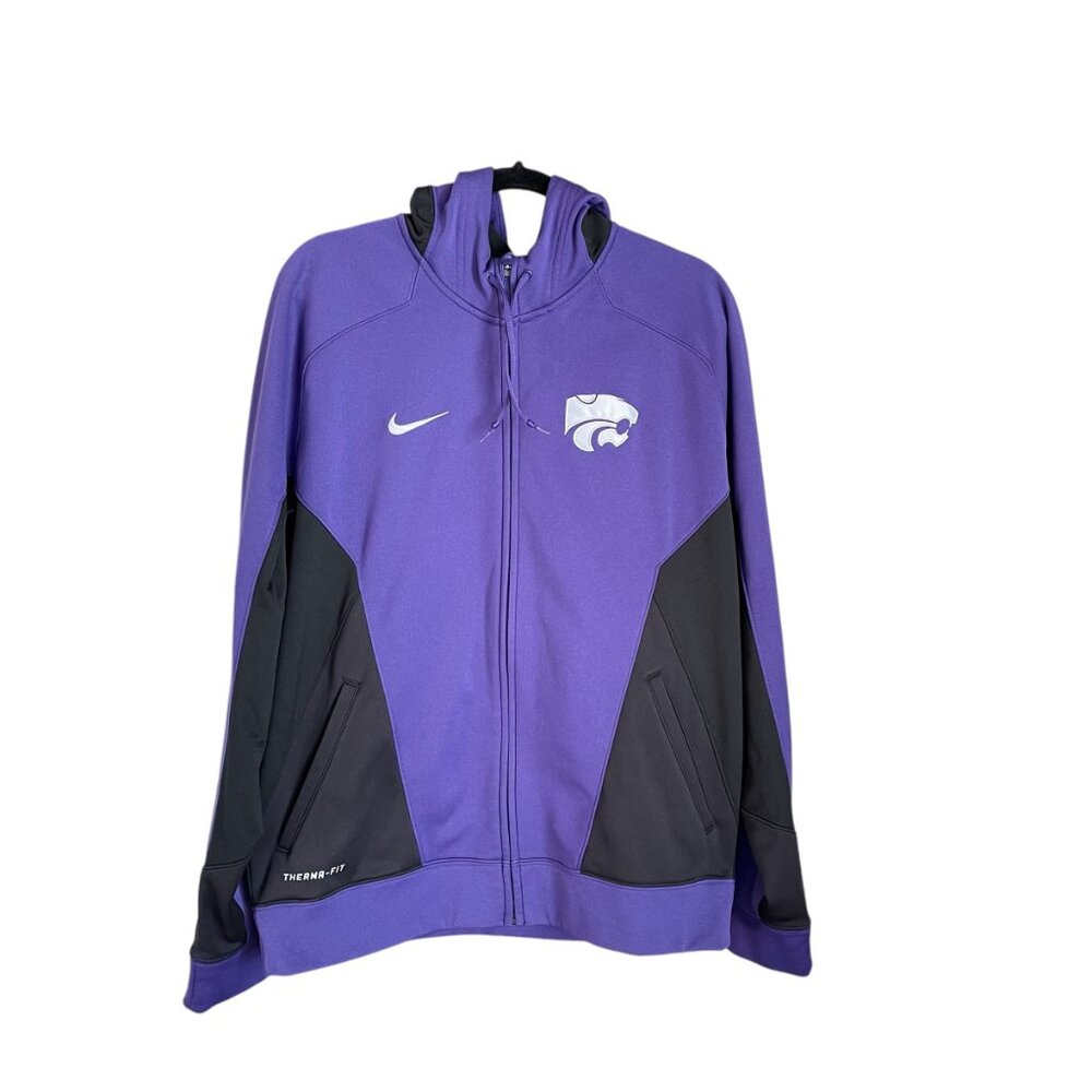 Nike Unisex K State Wildcats Full Zip Hooded Jacket‎